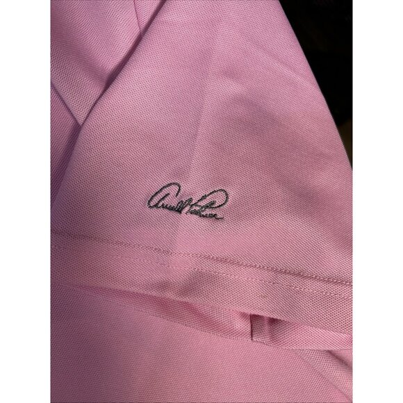 Arnold Palmer Men’s Pink Golf Polo Shirt Short Sleeve NWT | Classic Casual - Picture 3 of 6